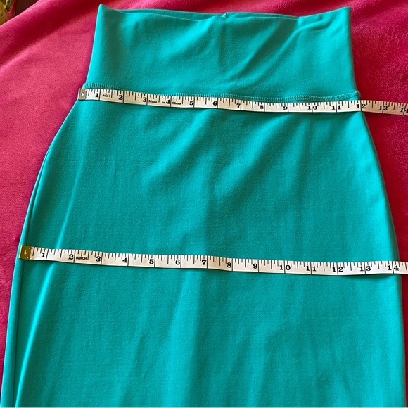 Bebe Blue Knit Pencil Skirt Size XS - Picture 12 of 15